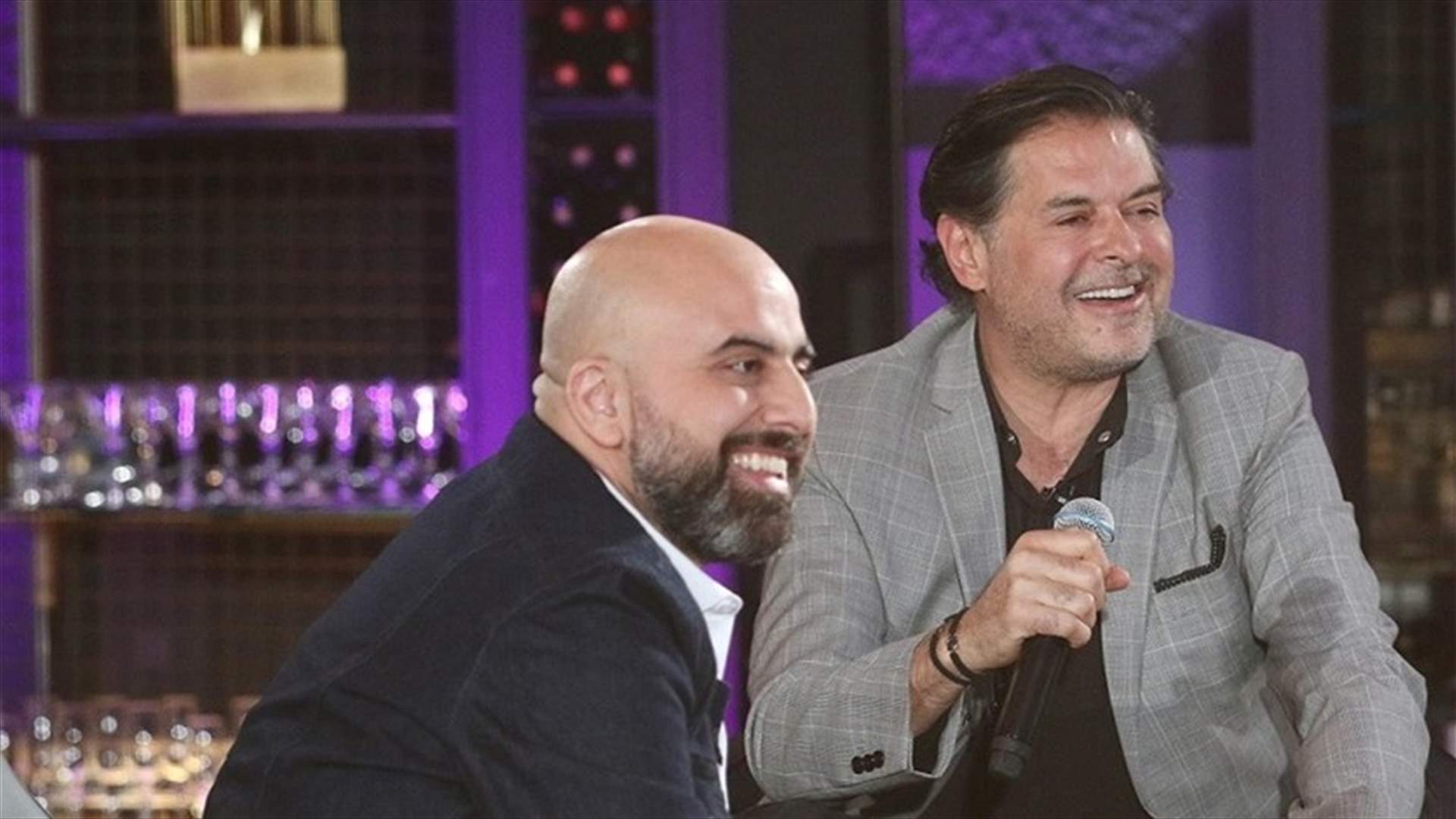 راغب علامة يسجّل النسخة الأصلية لـ"عنجد بقلك عنجد"...وهشام حداد يعلّق