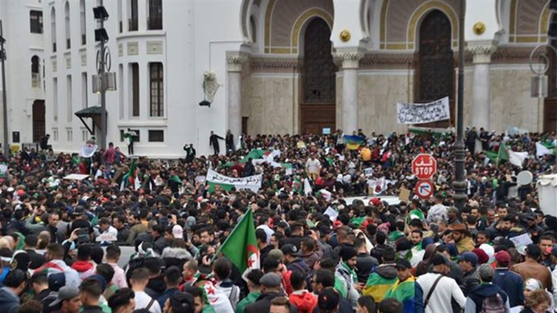 Tens of thousands protest against Algeria's ruling elite