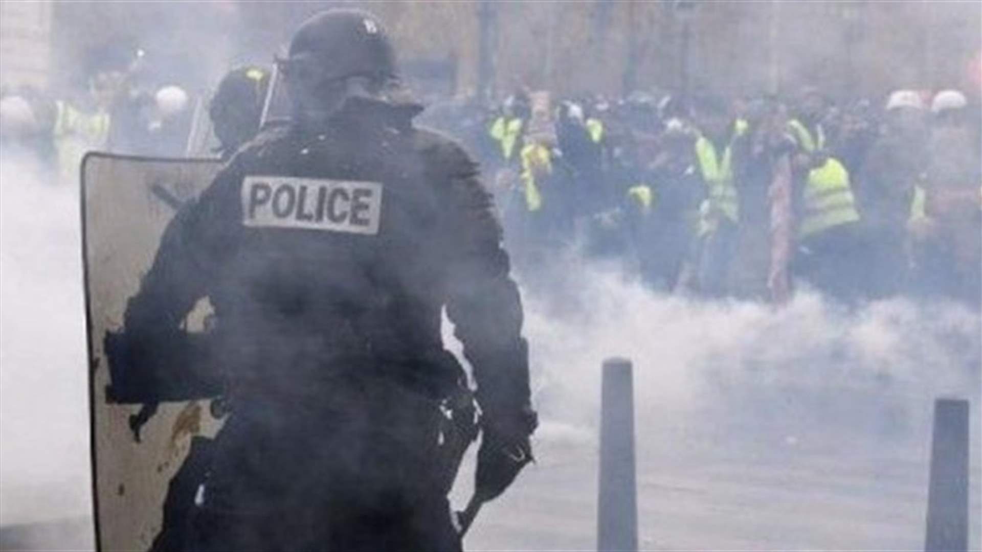 French police clash with yellow vests protesters in Strasbourg