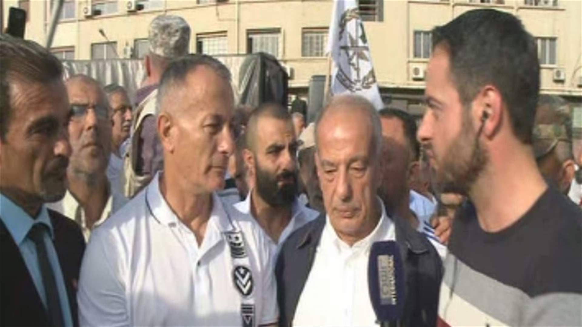 شامل روكز في اعتصام العسكريين المتقاعدين: الموازنة كلها بالنسبة لي مرفوضة