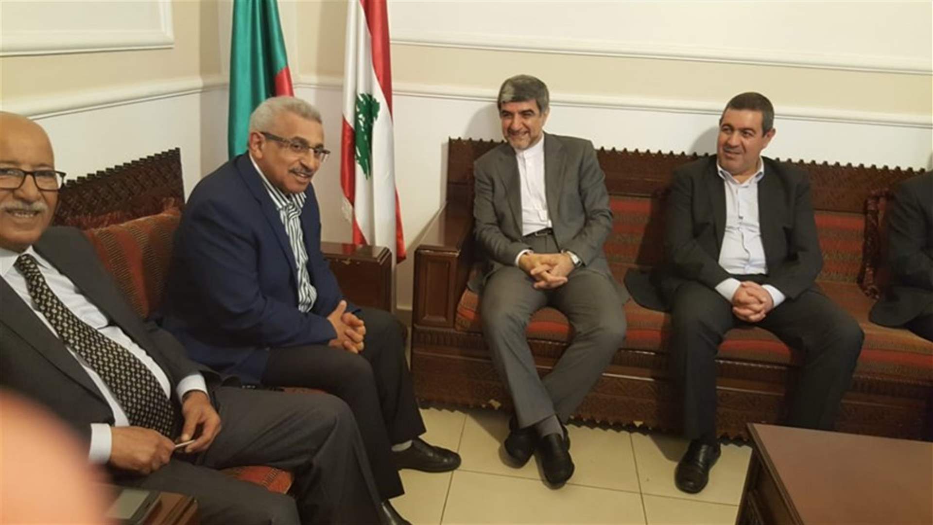 السفير الايراني التقى اسامة سعد: ايران سوف تخرج من العقوبات بنجاح