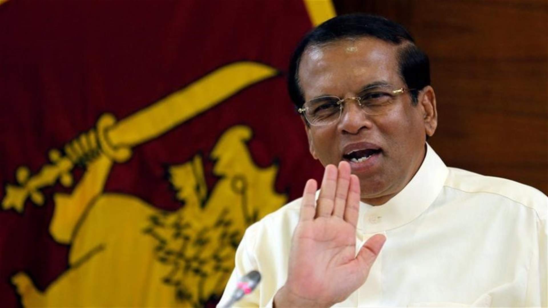 Leave my country alone, Sri Lanka president tells Islamic State