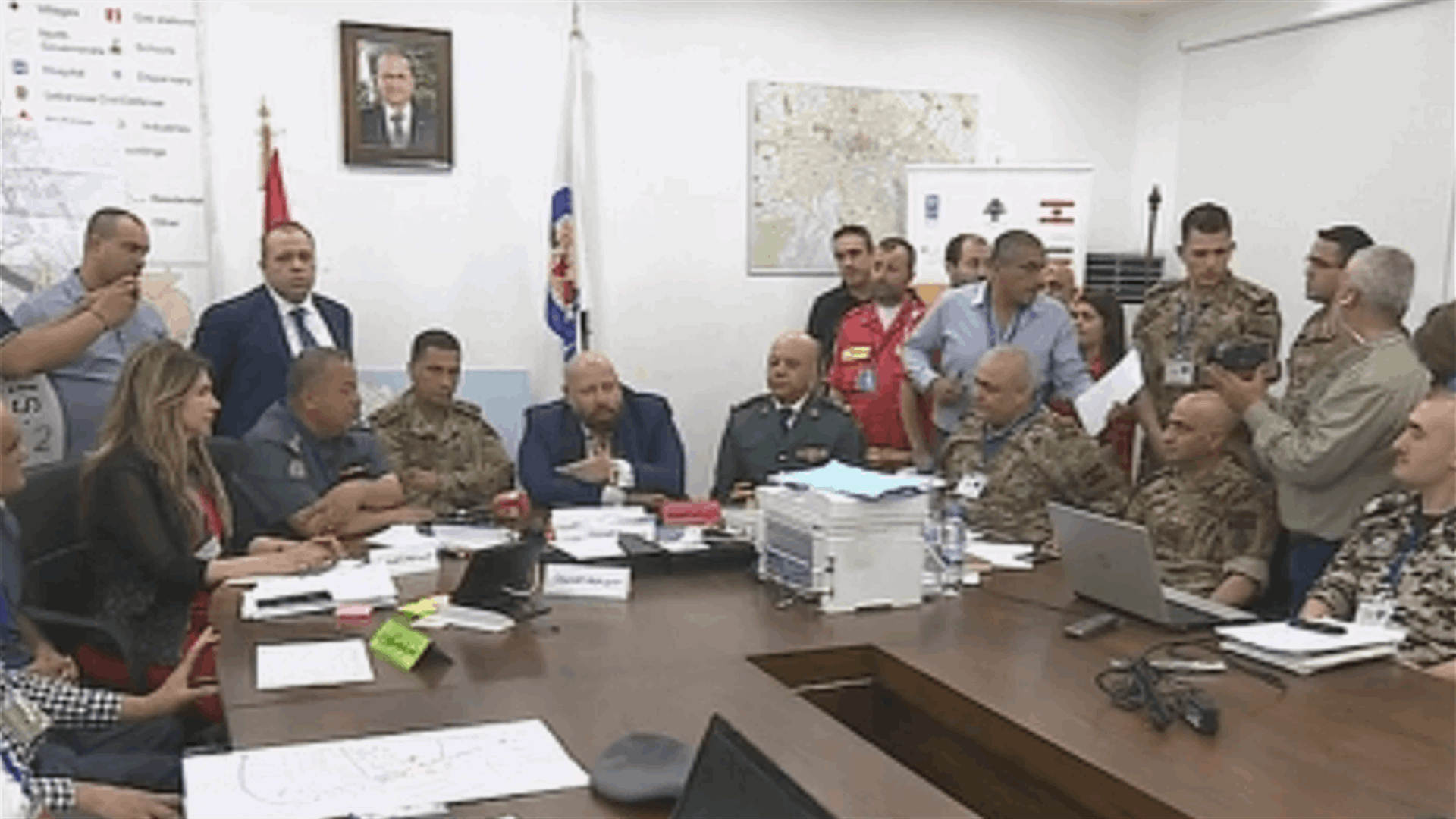 مناورة حية في الميناء حول سيناريو هزة أرضية