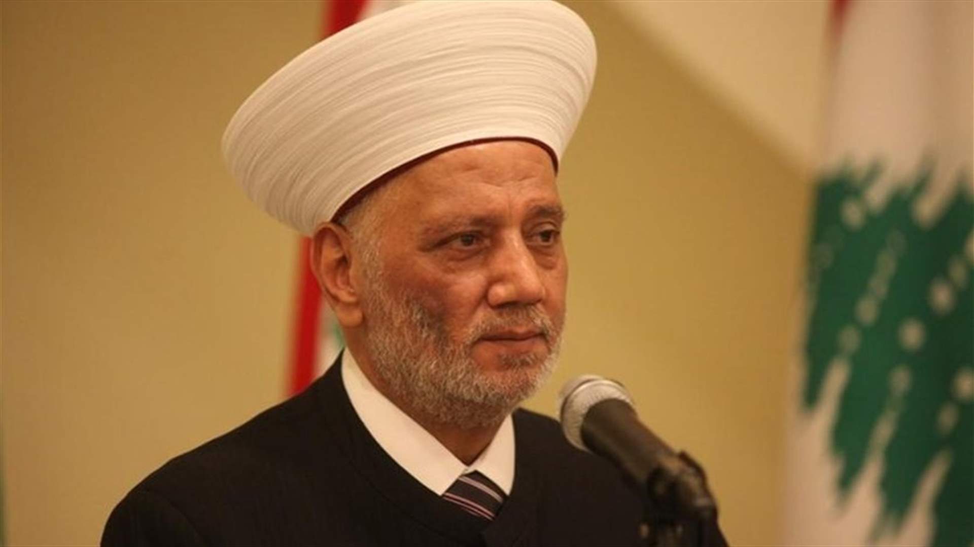 مفتي الجمهورية اللبنانية: الاثنين أول أيام شهر رمضان