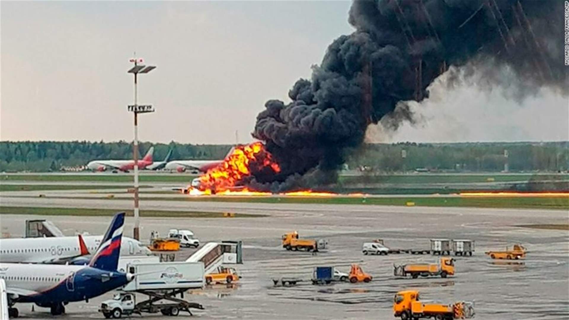 At least 13 killed after Russian passenger plane catches fire mid-air - news agencies