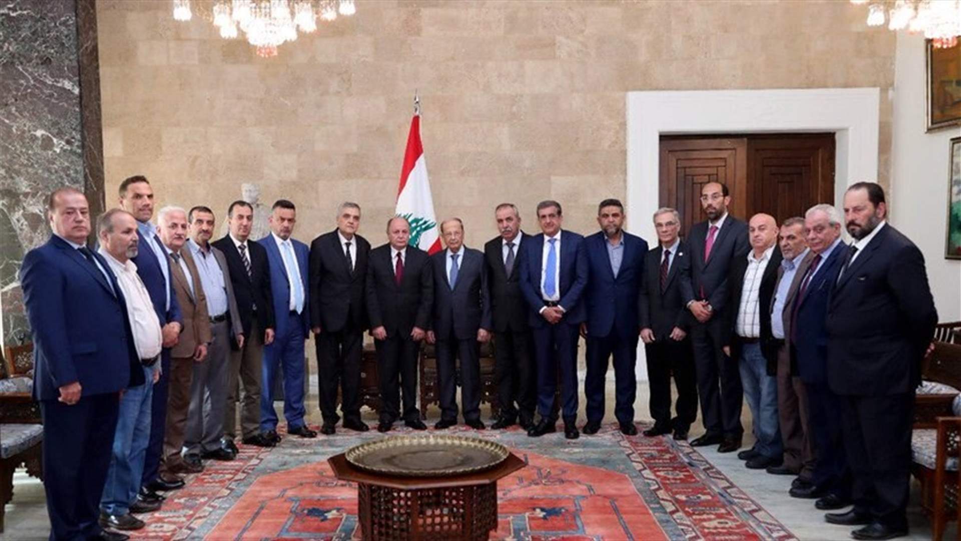 President Aoun says will not accept any measure that affects the income of the poor and middle classes