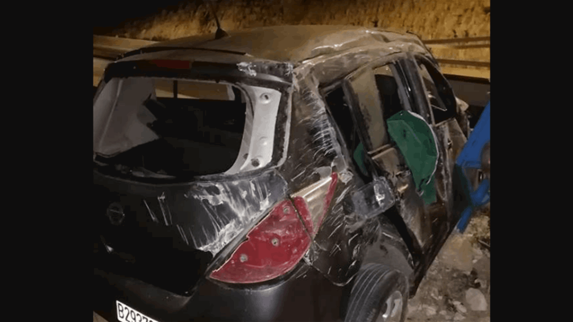 3 جرحى بحادث سير على طريق عام النبطية (صورة)