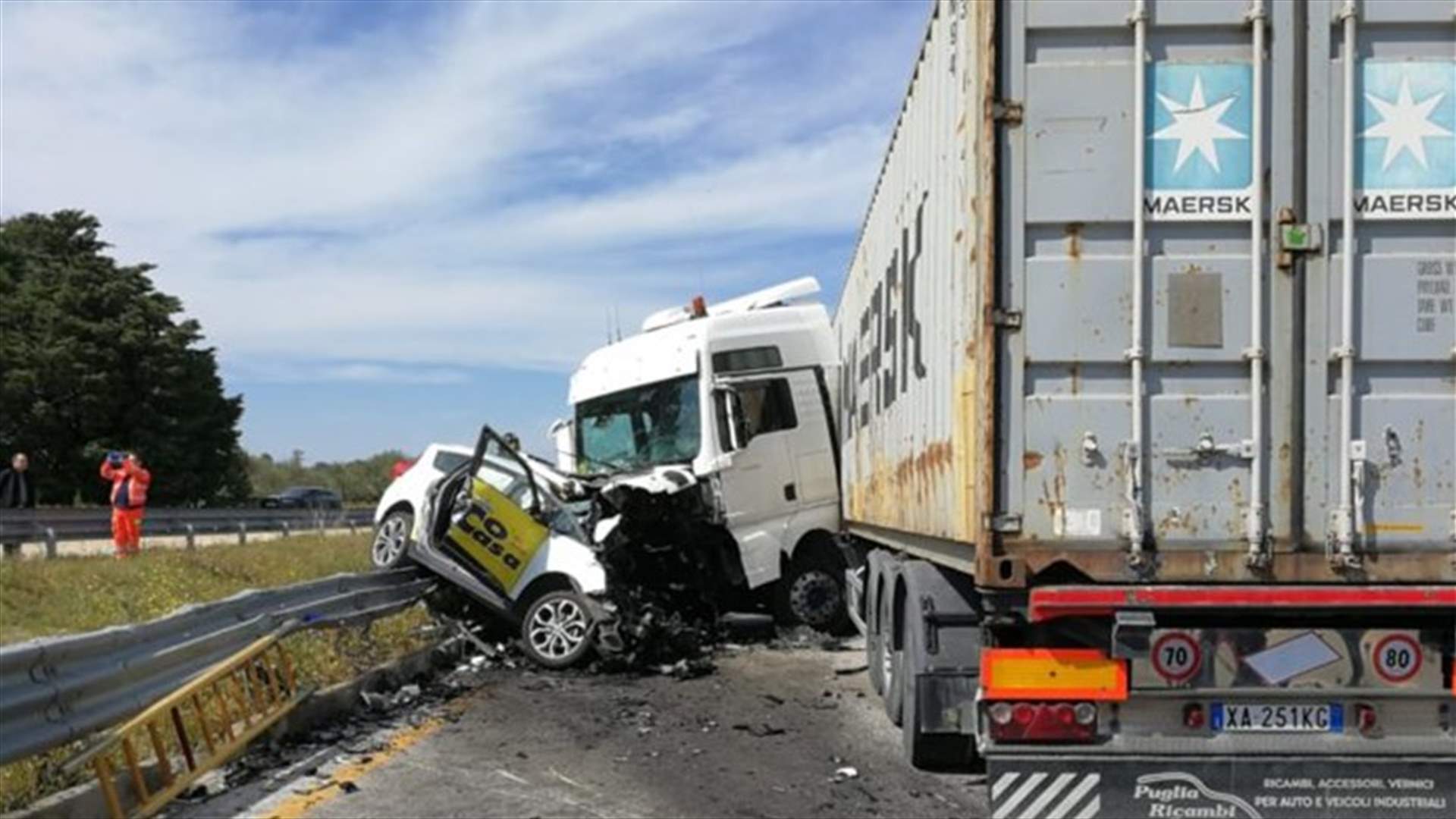 حادث سير مروع في ايطاليا يودي بحياة السفير البرازيلي في لبنان وزوجته (صور)