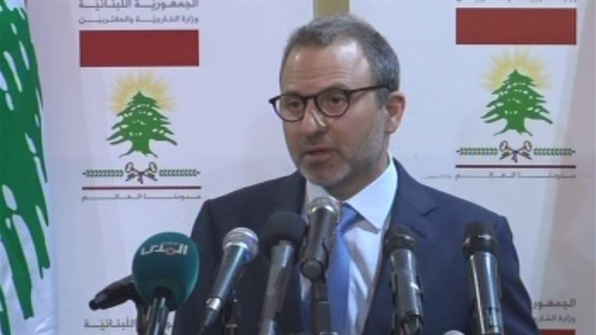 Bassil on Washington reports leak: Immunity lifted off some employees for investigation