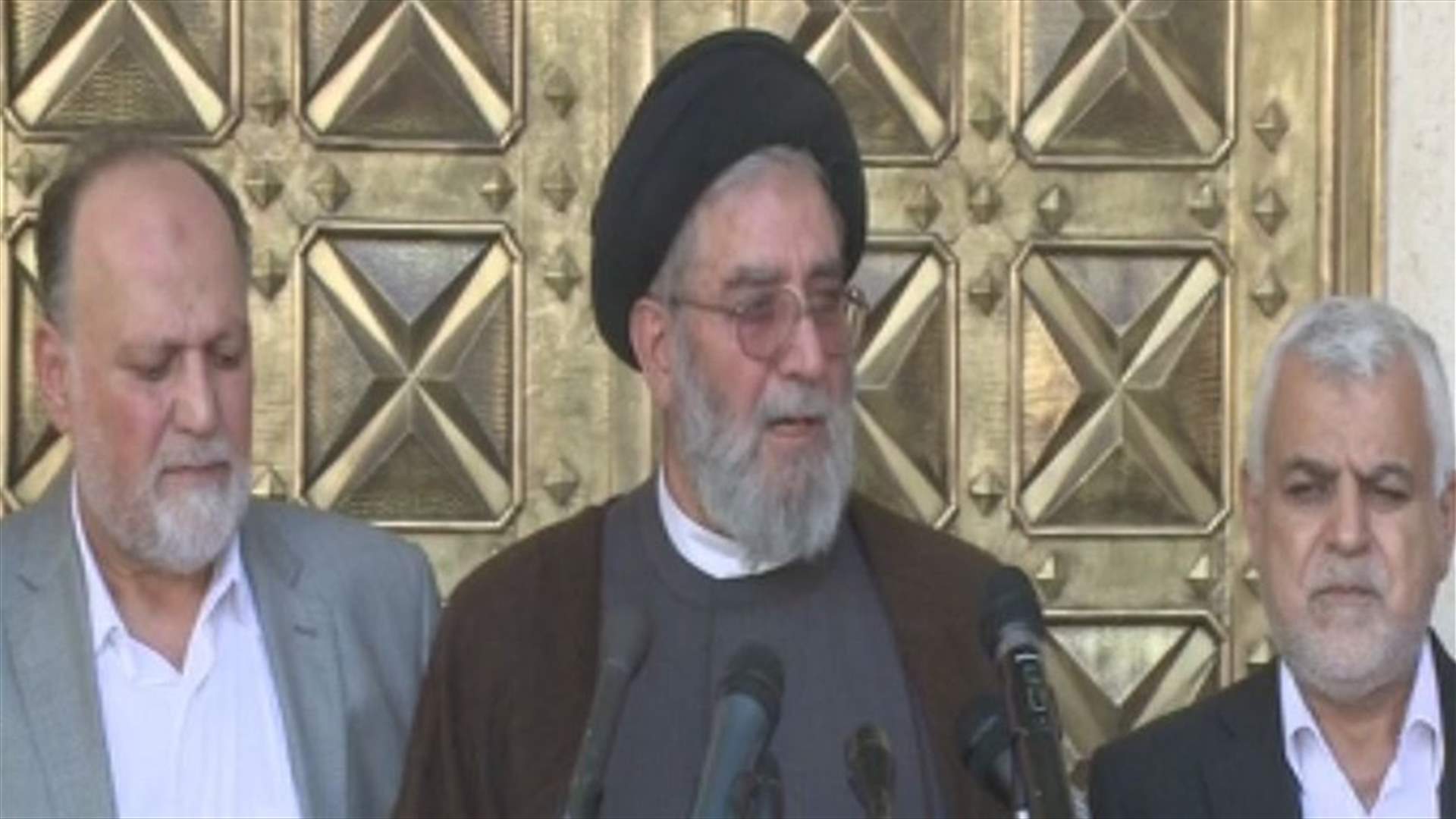 Hezbollah delegation offers condolences in Bkerke