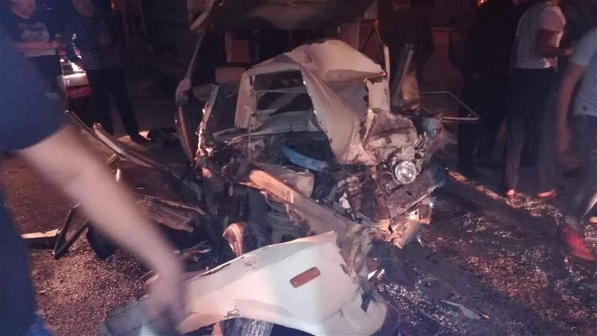 في منتصف الليل... حادث سير على طريق عيحا-راشيا يؤدي الى وقوع قتيل (صوَر)
