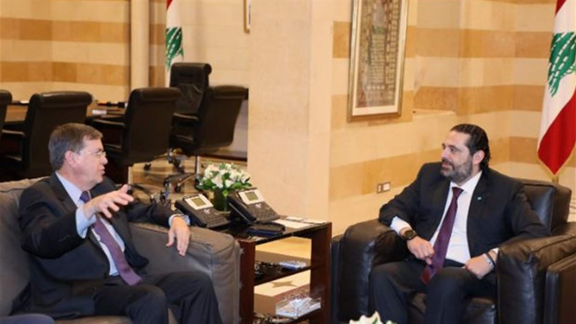 ساترفيلد في السراي الحكومي... واستكمال لنقاش الأمس