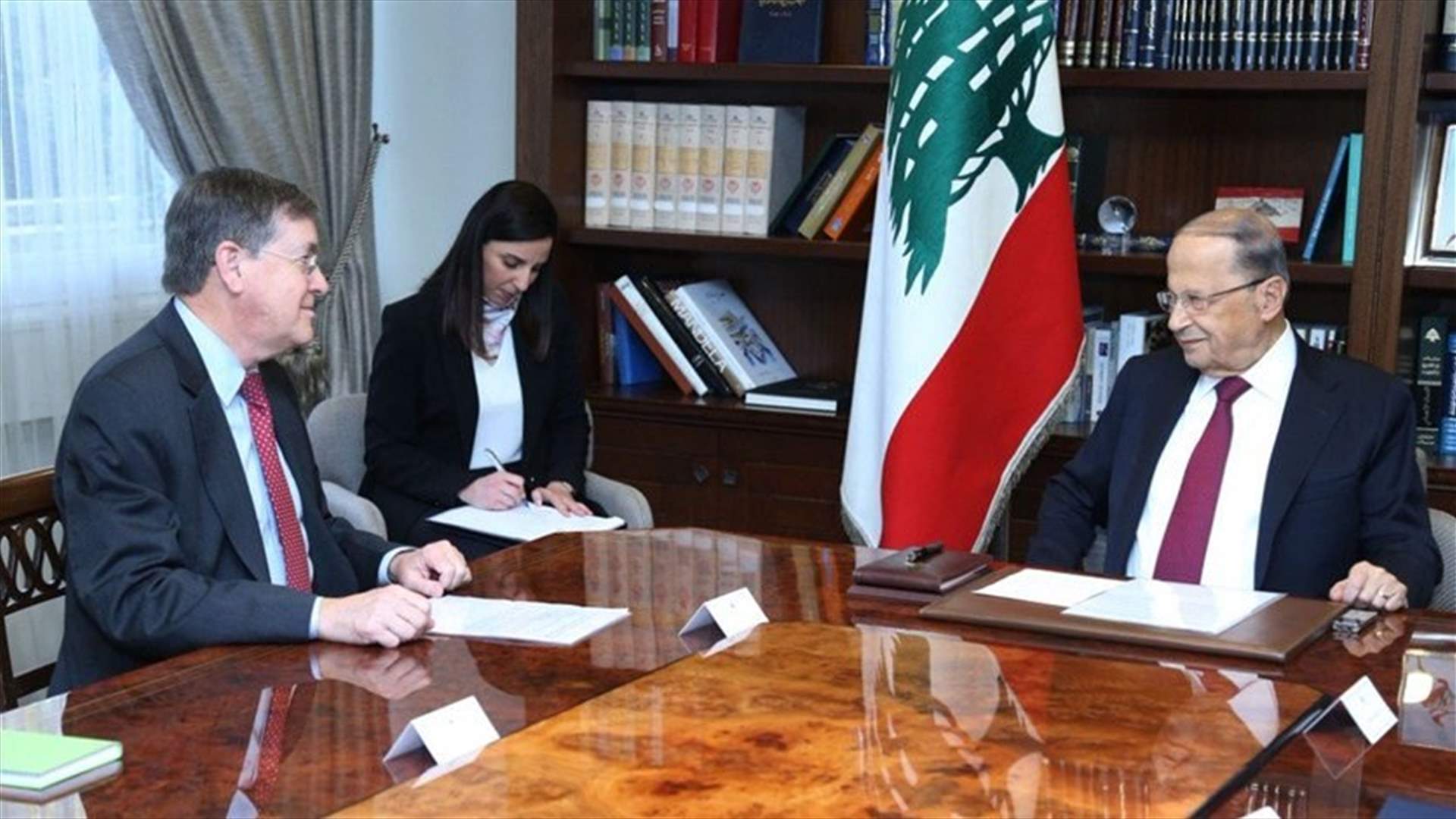 Aoun, Satterfield discuss Lebanese-US ties