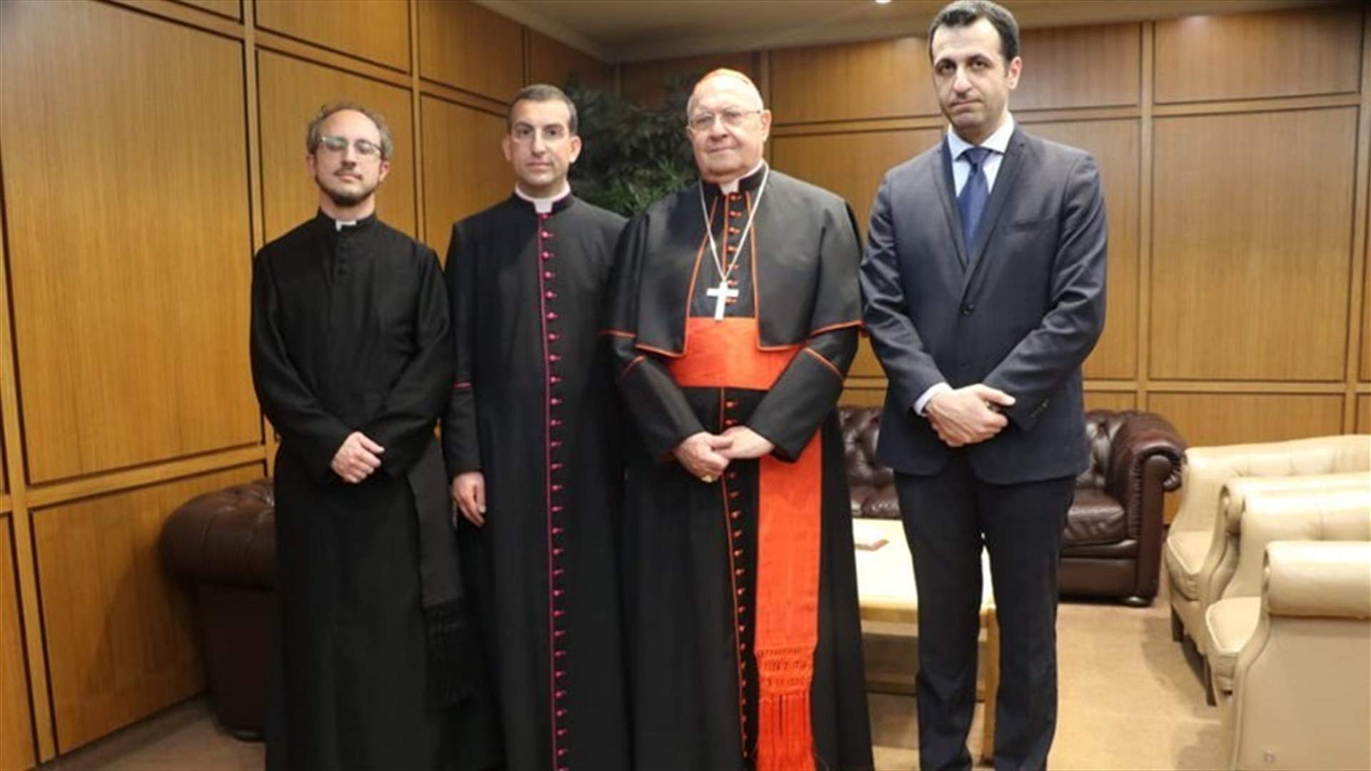 Pope’s envoy arrives in Beirut to attend Patriarch Sfeir’s funeral