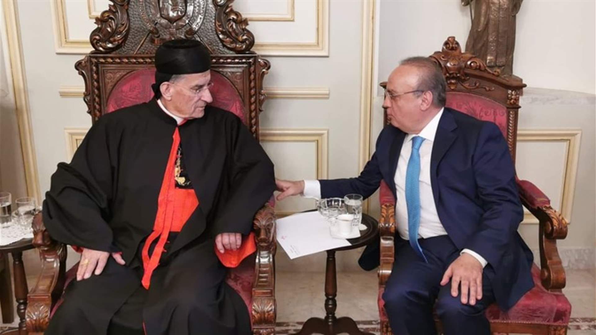 وهاب من بكركي: البطريرك صفير وفى بوعده