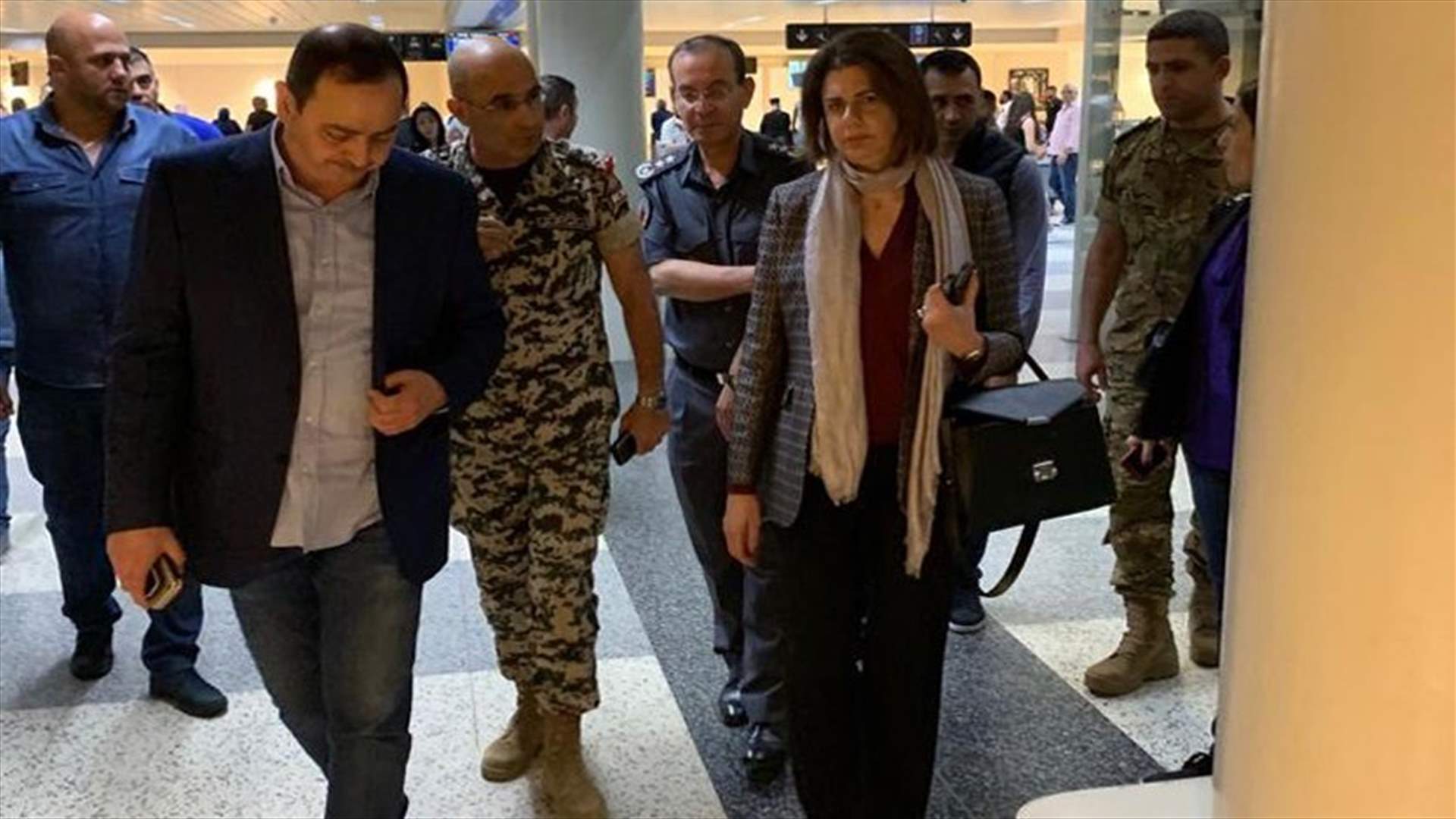 Minister al-Hassan inspects new security measures at Beirut airport