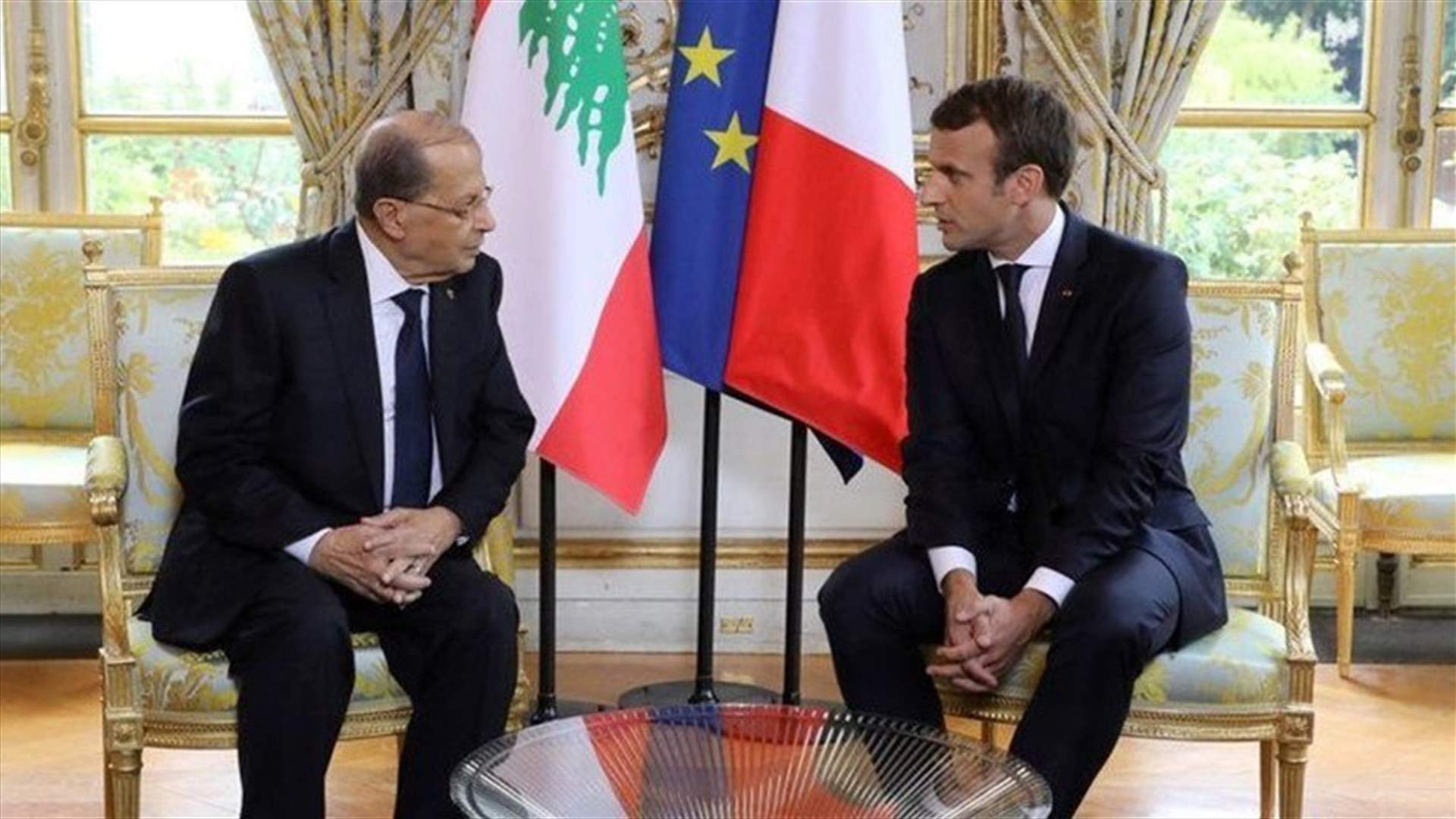 Macron sends cable of condolences to Aoun