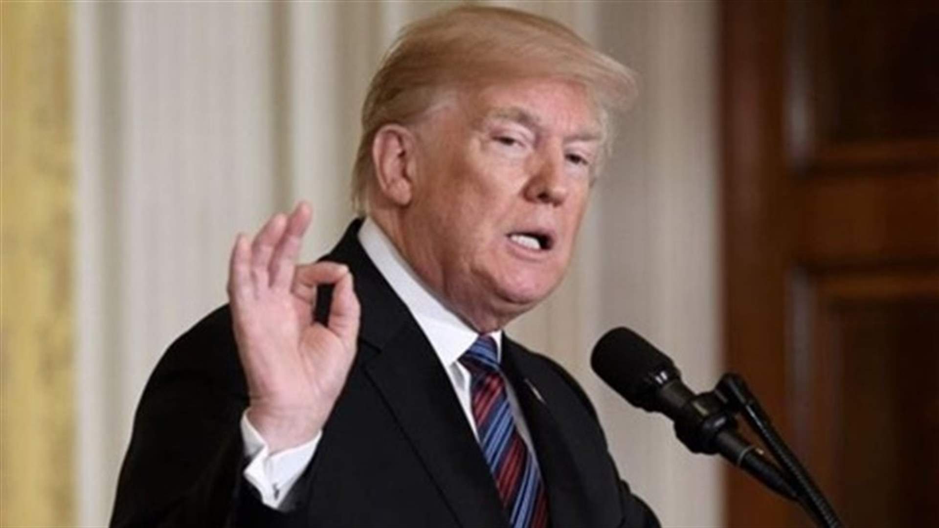 Trump denies friction with top aides over Iran policy