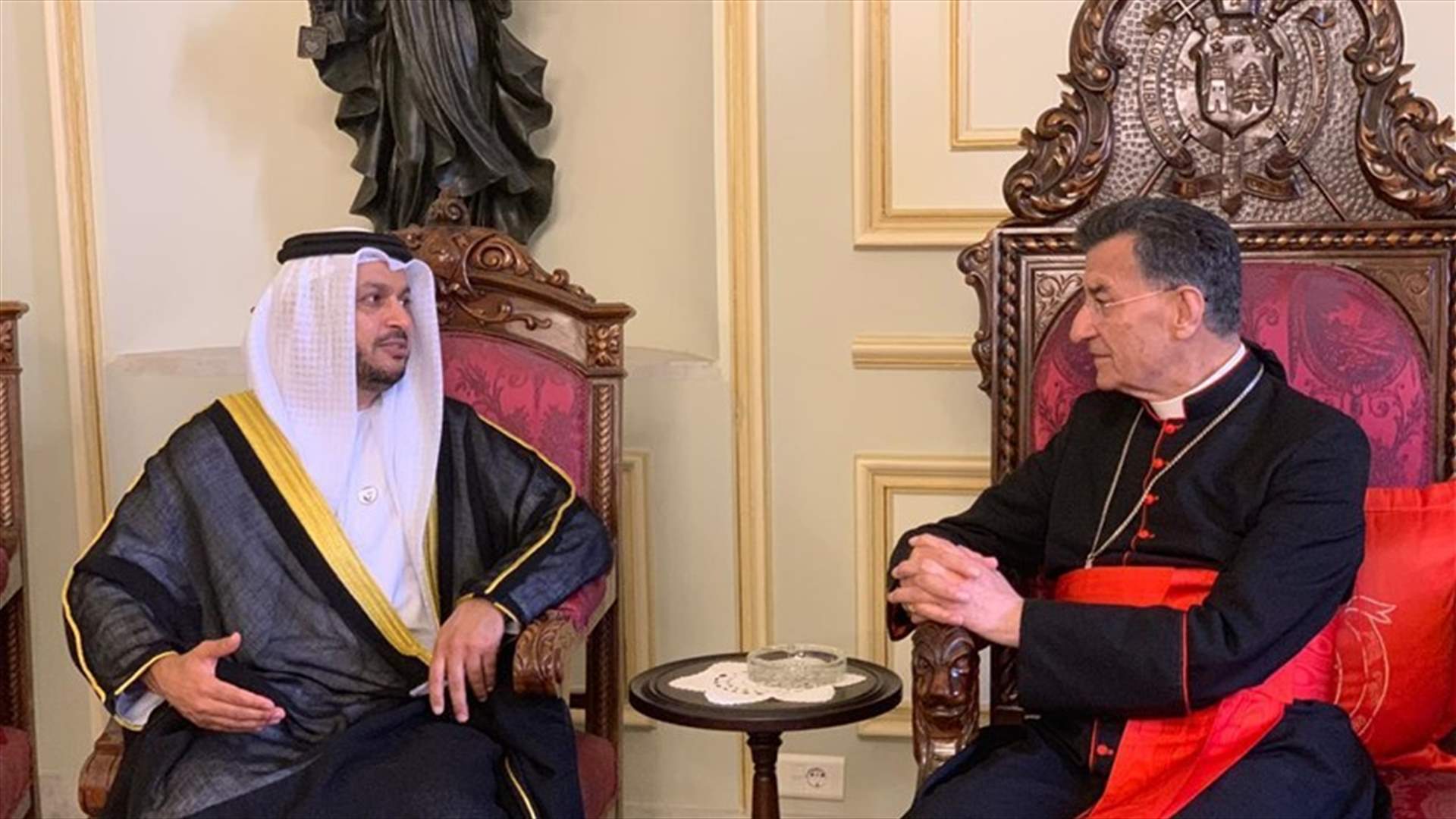 رسالة تعزية من وزير التسامح إلى البطريرك الراعي