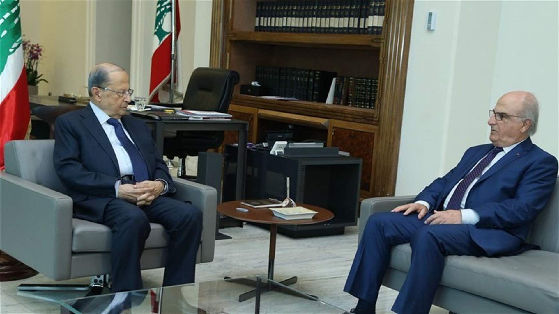 Aoun meets with Constitutional Council head