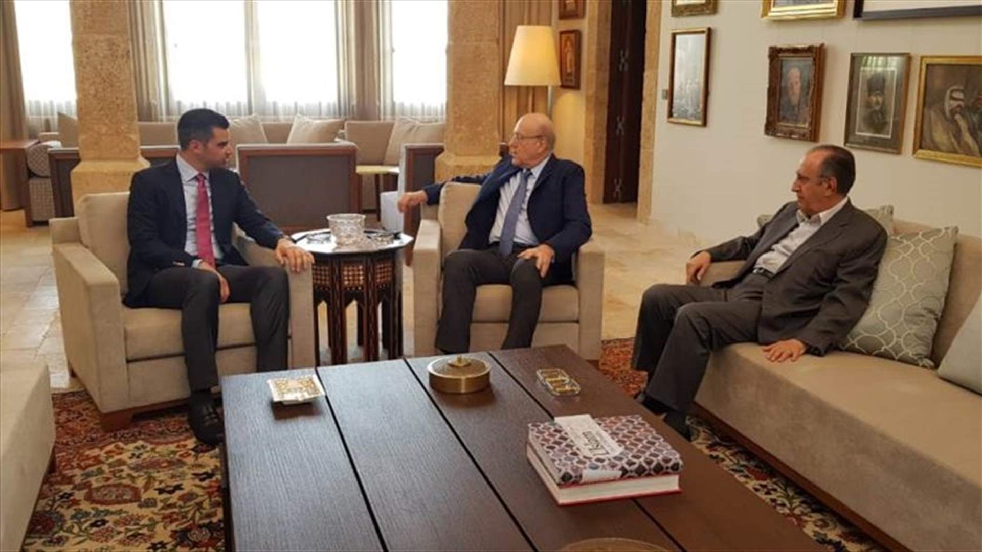 طوني فرنجيه زار ميقاتي: نأمل أن يثمر التنسيق بيننا في المدى القريب