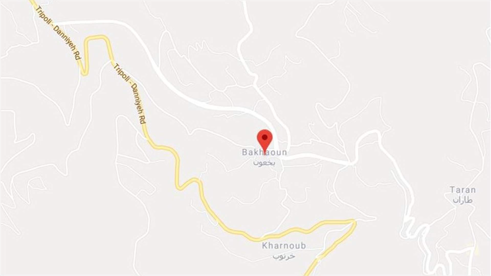 جريح جرّاء انقلاب سيارة في بخعون ـ الضنية