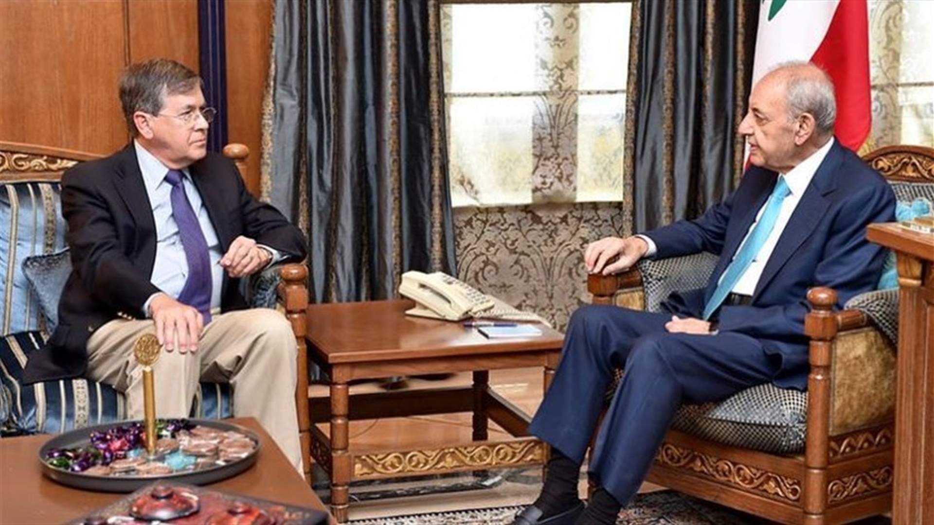 Berri, Satterfield discuss border demarcation issue