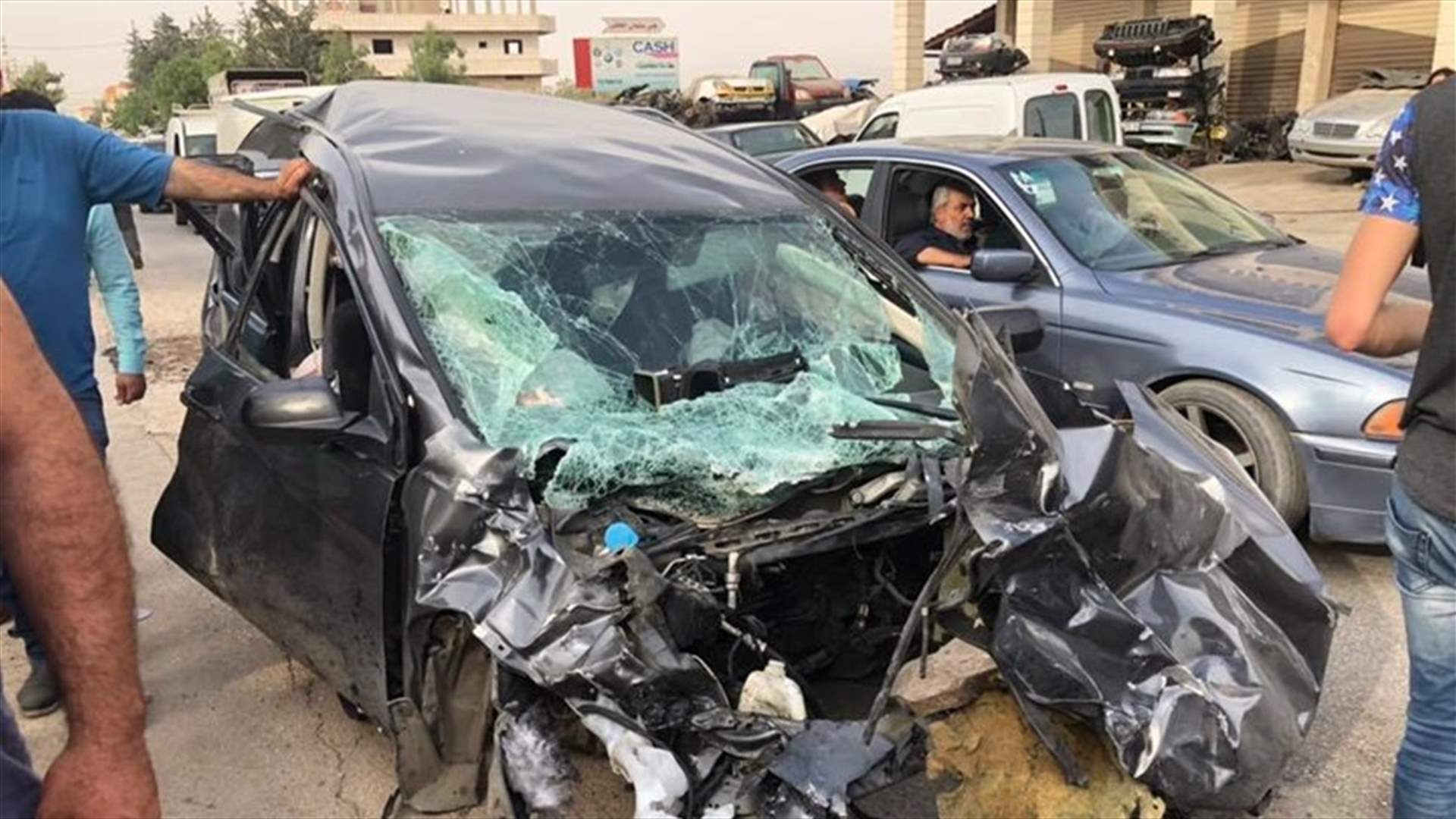 قتيلان و4 جرحى بحادث مروع على طريق العقيدية - شمسطار (صوَر)