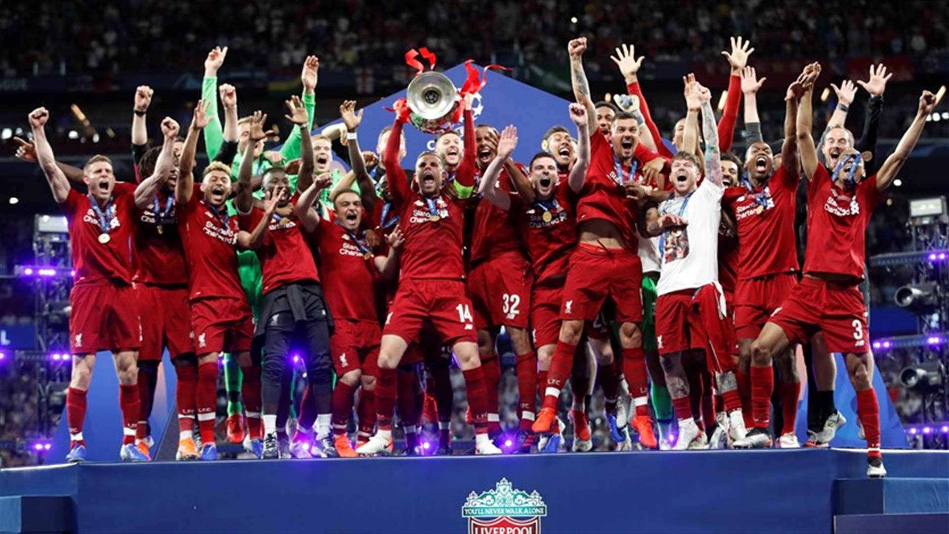 محمد صلاح وديفوك أوريجي يقودان ليفربول للفوز بلقب دوري أبطال أوروبا