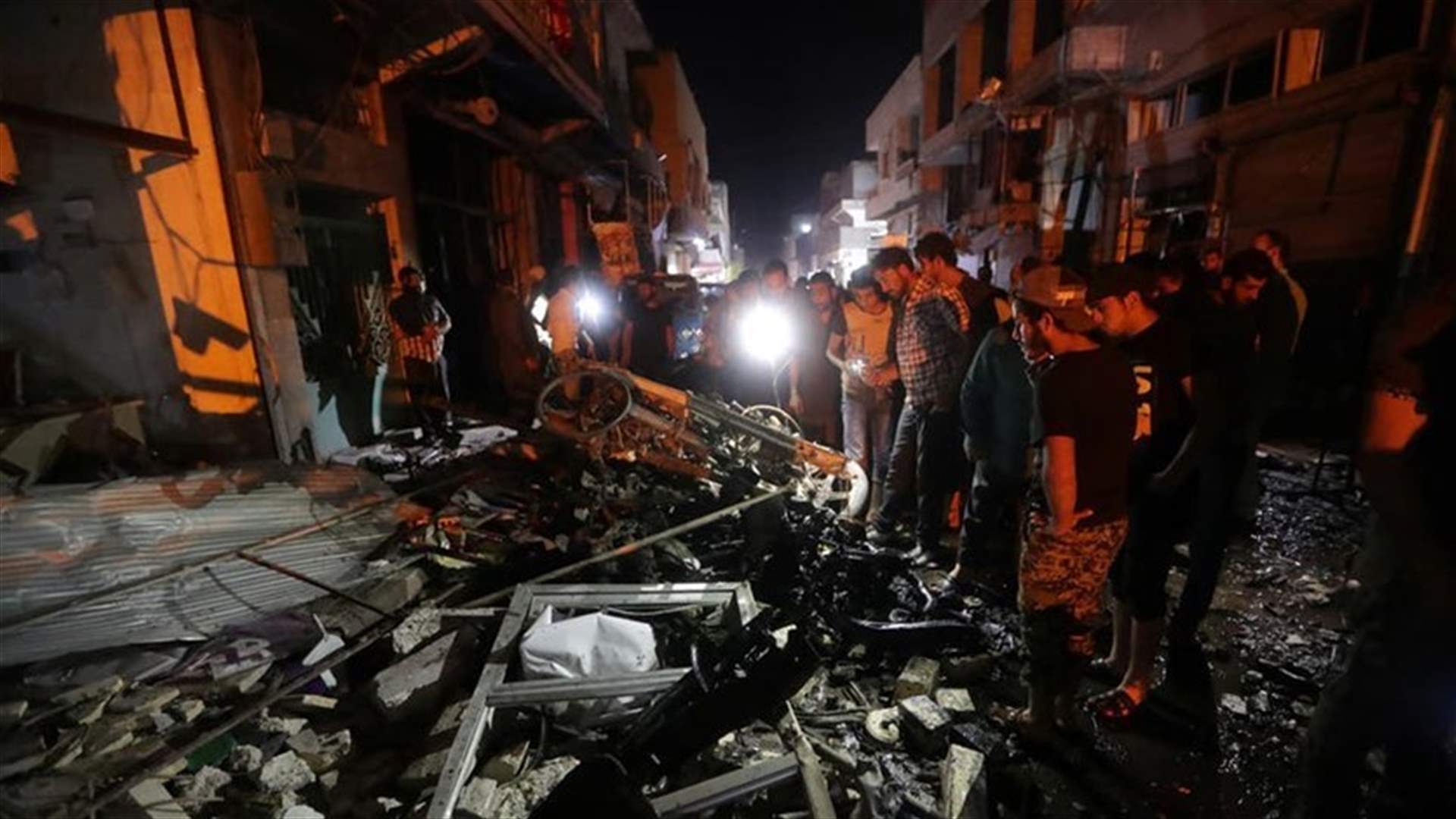Car blast hits rebel-held north Syria