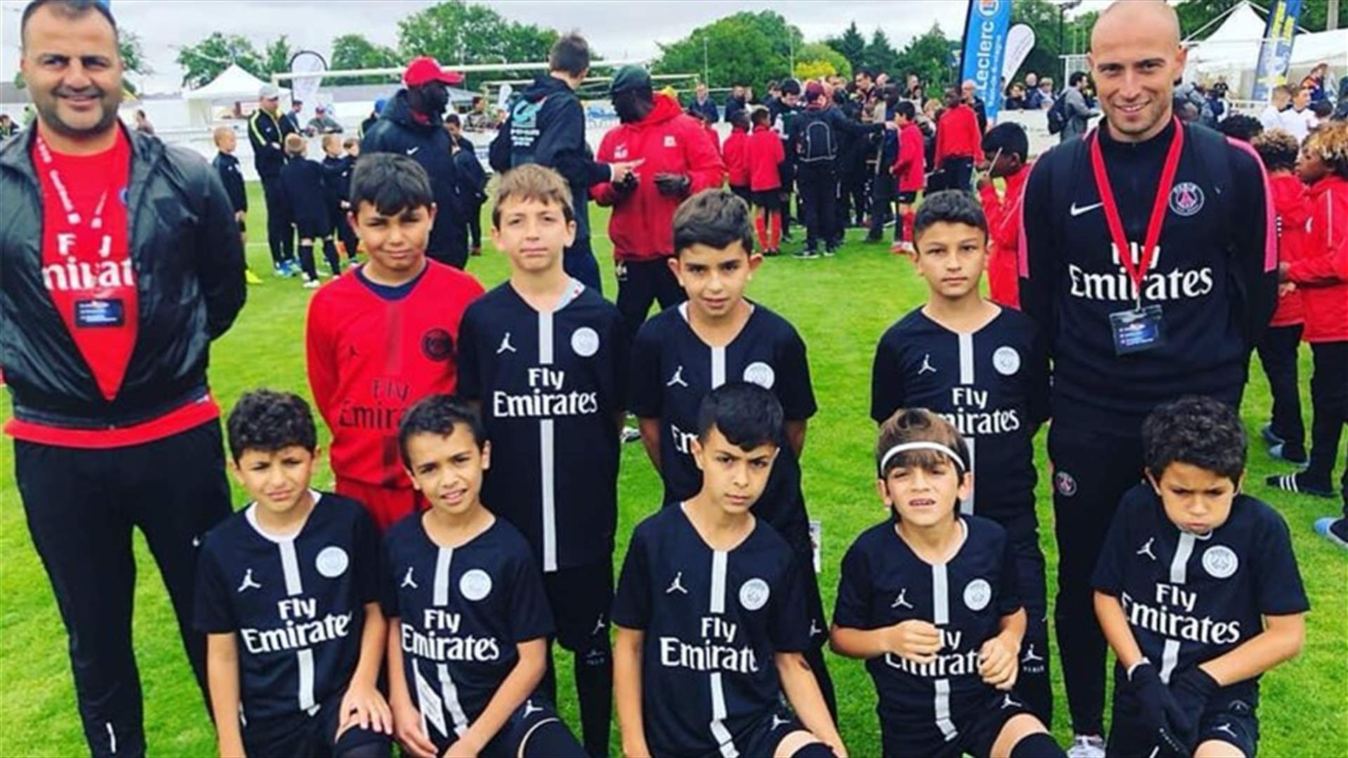 مشاركة فريق باريس سان جرمان من لبنان في بطولة دوري ابطال أوروبا للأشبال (صور)