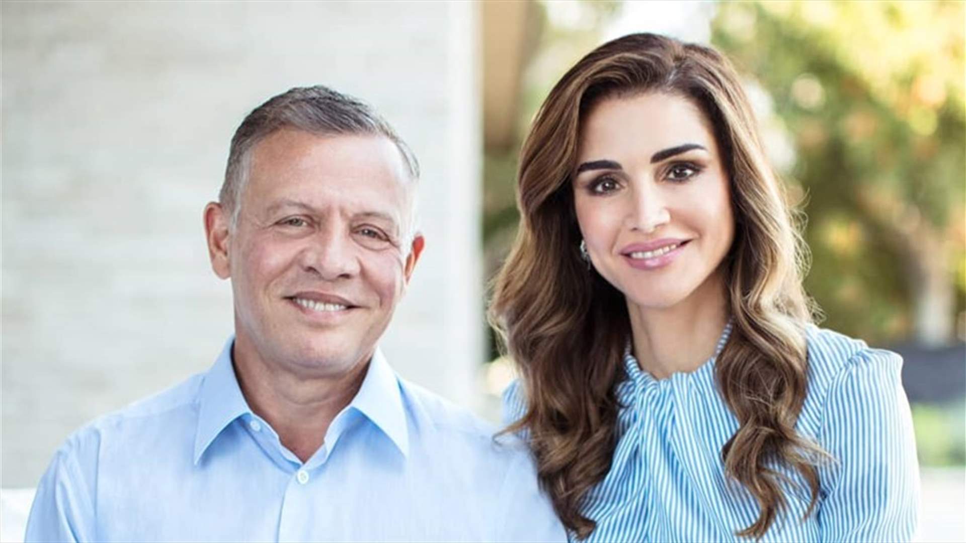 الملكة رانيا توجه رسالة حبّ للملك عبد الله الثاني في ذكرى زواجهما (صورة)