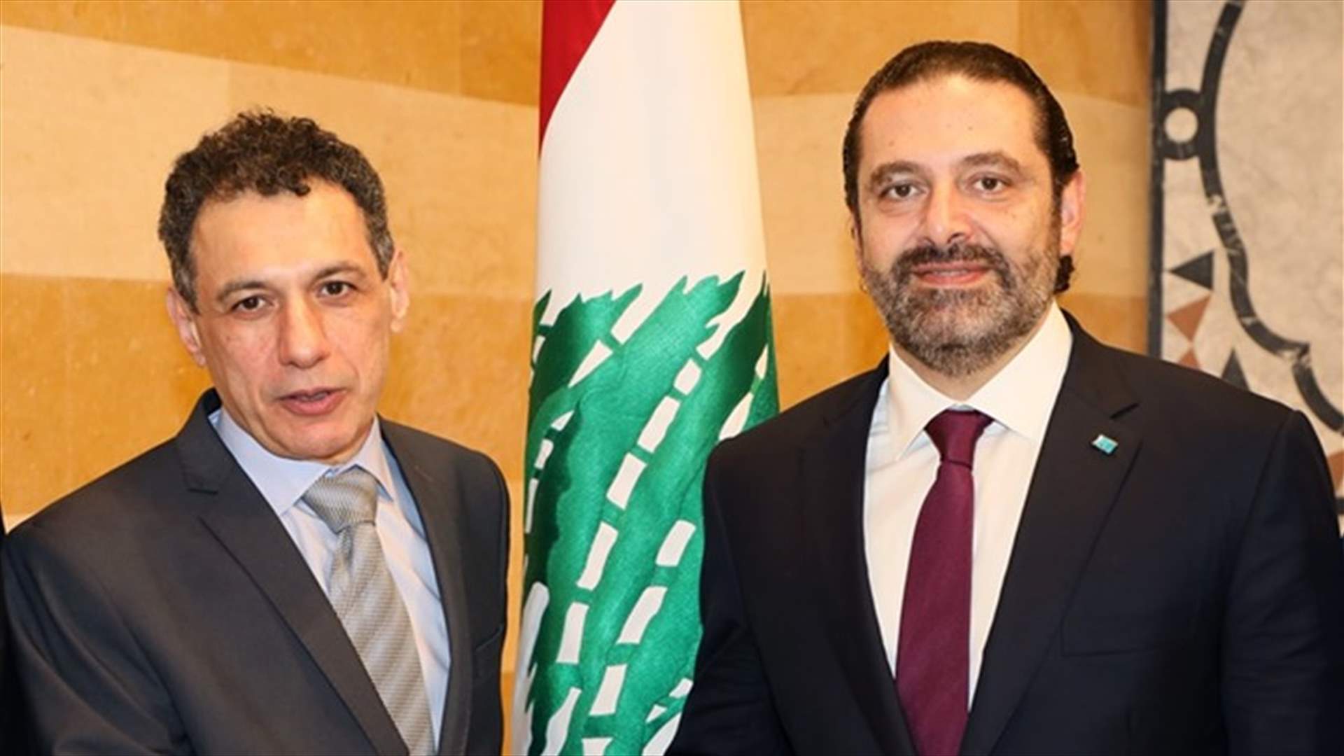 الحريري استقبل زكا وهنأه بعودته الى وطنه... زكا: نصحني بما يجب ان اقوم به