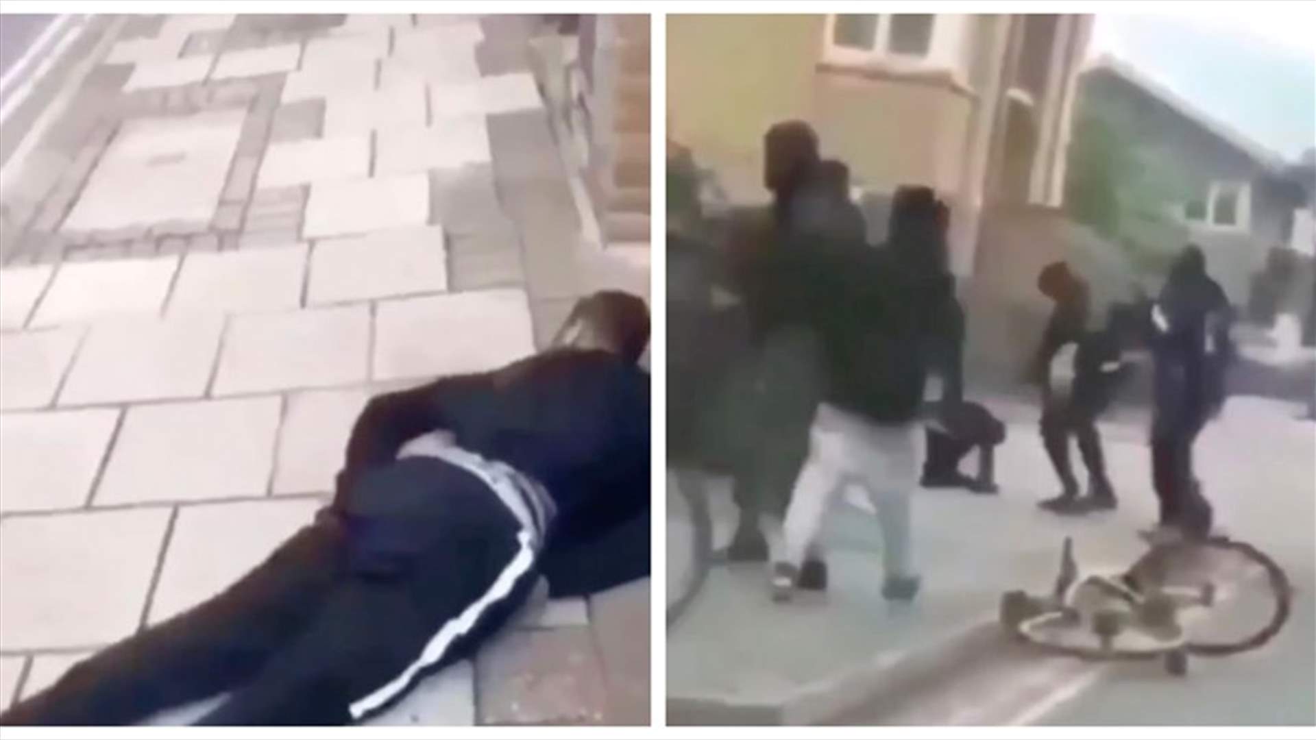 عصابة وثّقت اعتداءها على شاب في الشارع... شاهدوا ماذا فعلت به!