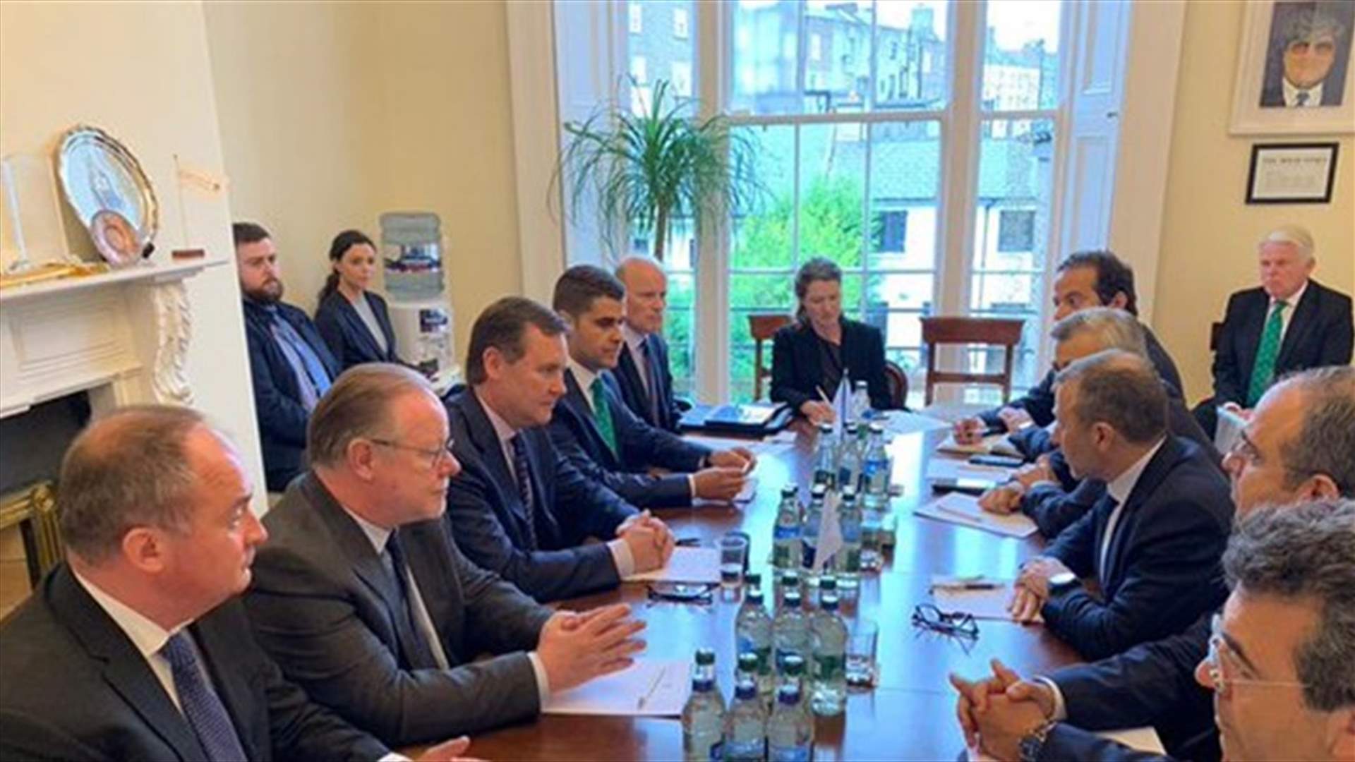Minister Bassil kicks off visit to Ireland-[PHOTOS]