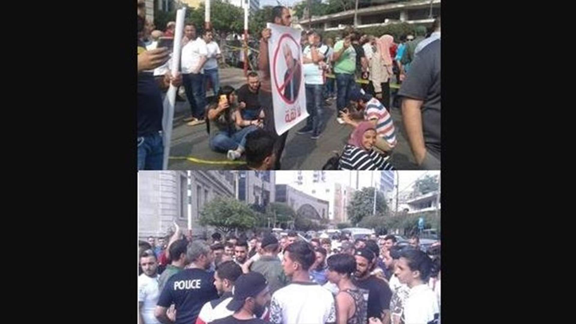 اعتصامان متقابلان في طرابلس مع وضد رئيس البلدية