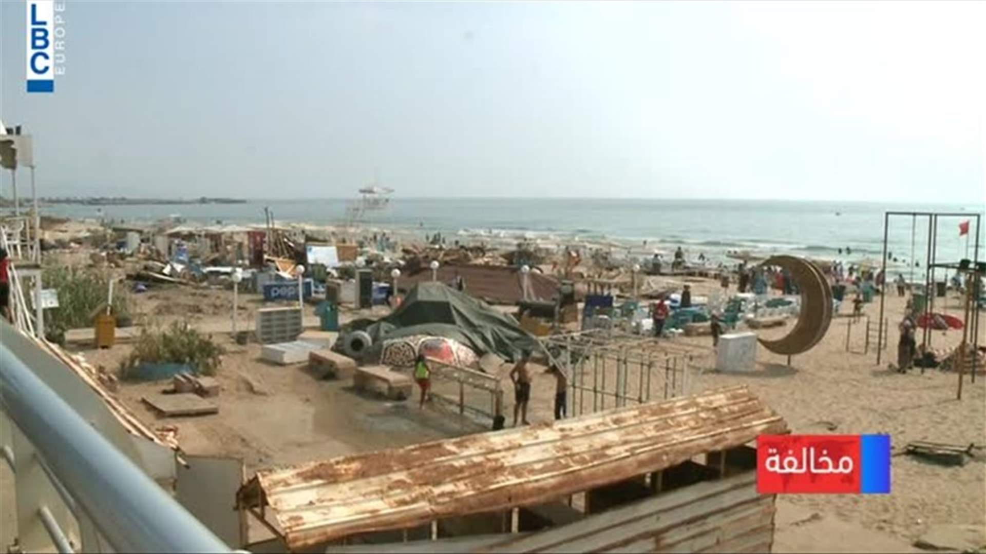 Unlicensed constructions removed at Ramlet al-Bayda