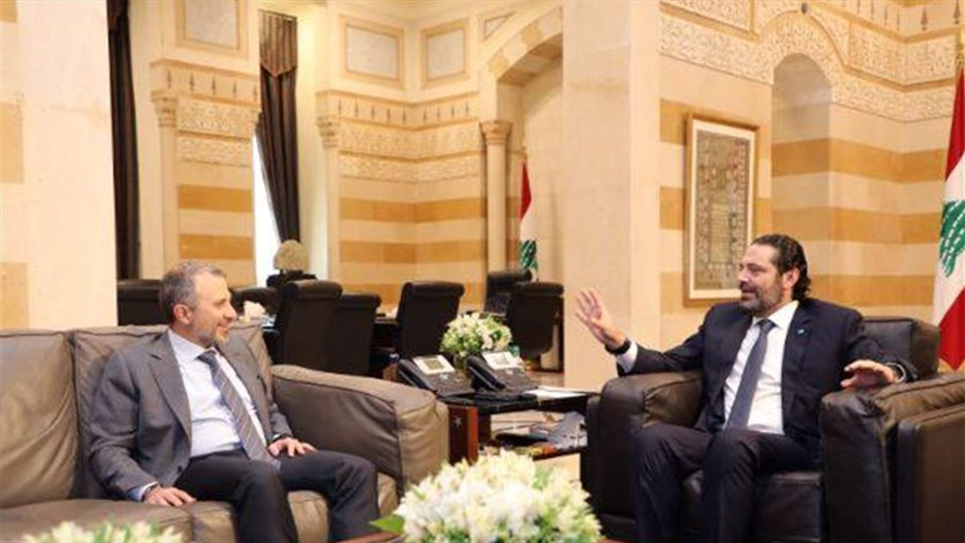 بيان للحريري بعد اجتماعه مع باسيل: التفاهم سيستمر قوياً وفاعلاً
