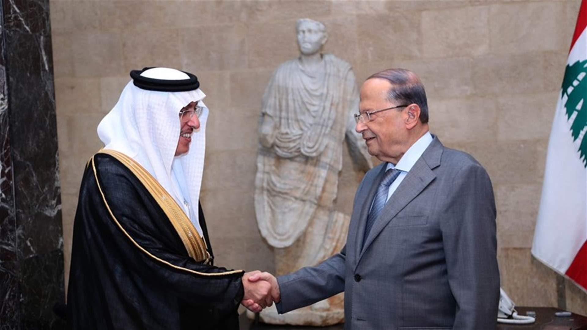 عون استقبل وفد مجلس الشورى السعودي وتناولا العلاقات بين البلدين