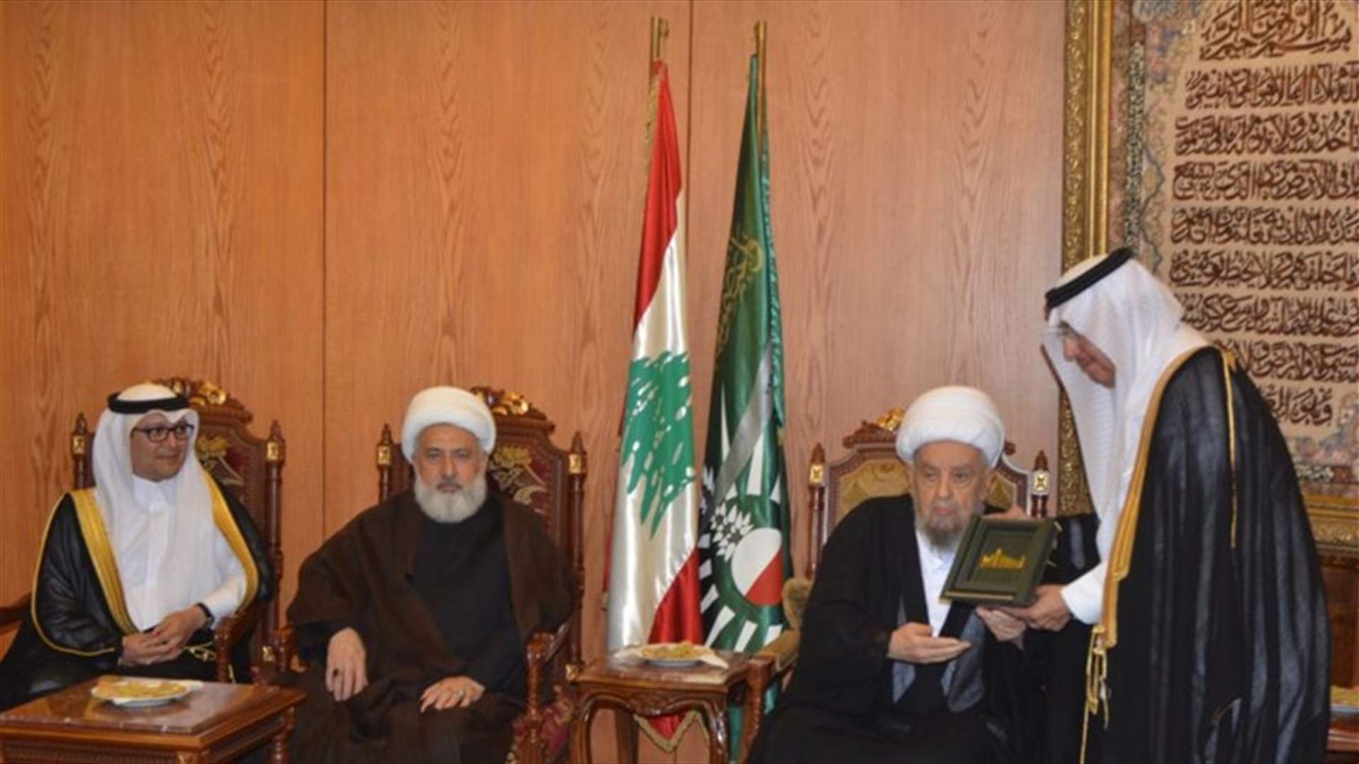 وفد من مجلس الشورى السعودي زار الشيخ قبلان