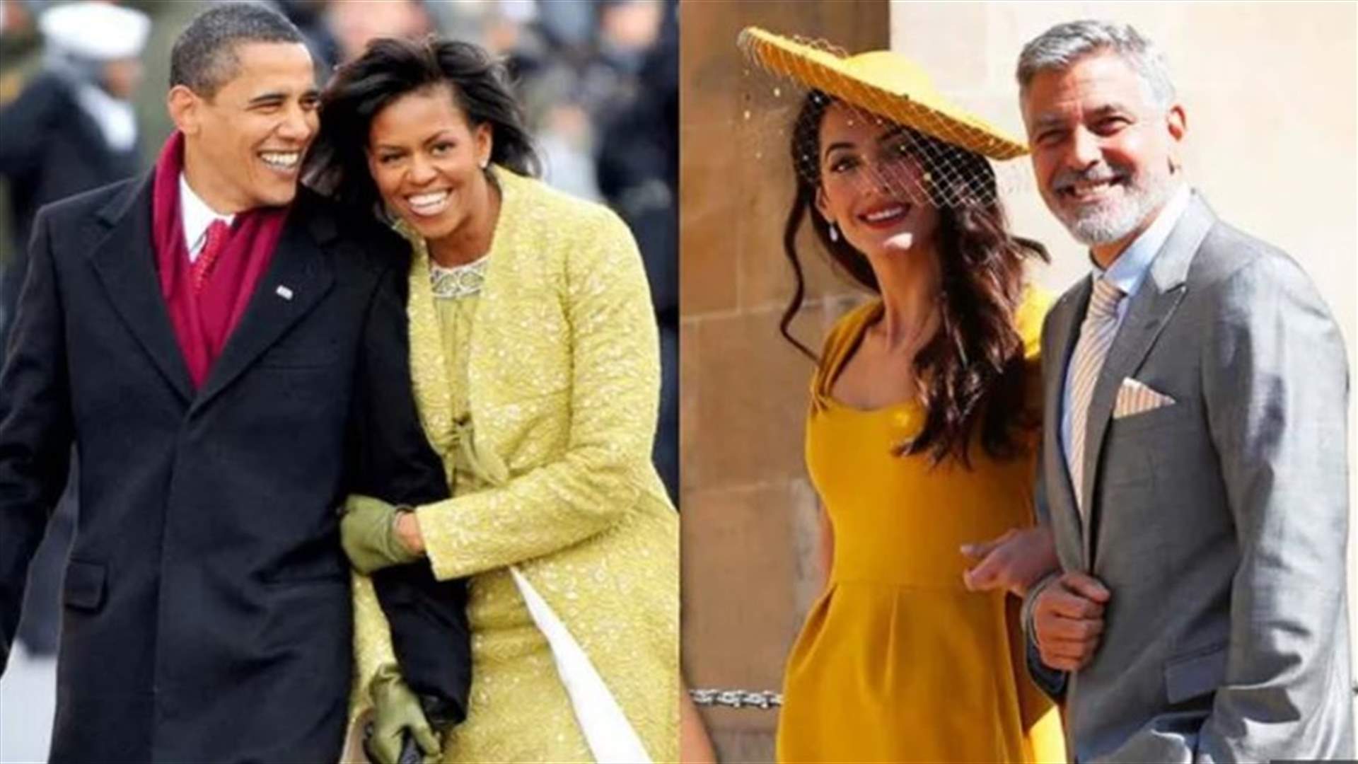باراك وميشيل أوباما في ضيافة جورج وأمل كلوني... في قصر بحيرة كومو (صور)