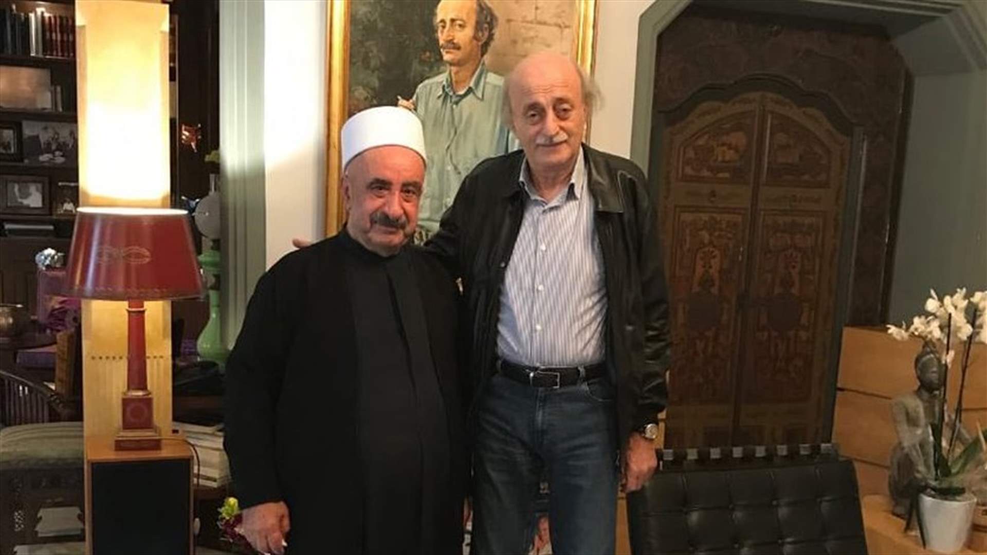 جنبلاط ناعياً الشيخ علي زين الدين: كانت رحلة صداقة شخصية طويلة وجميلة