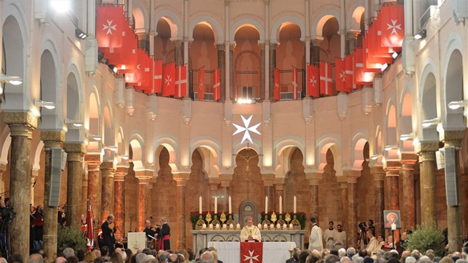 قدّاس إلهي جامع لكل الطوائف في عيد شفيع فرسان مالطا (صور)