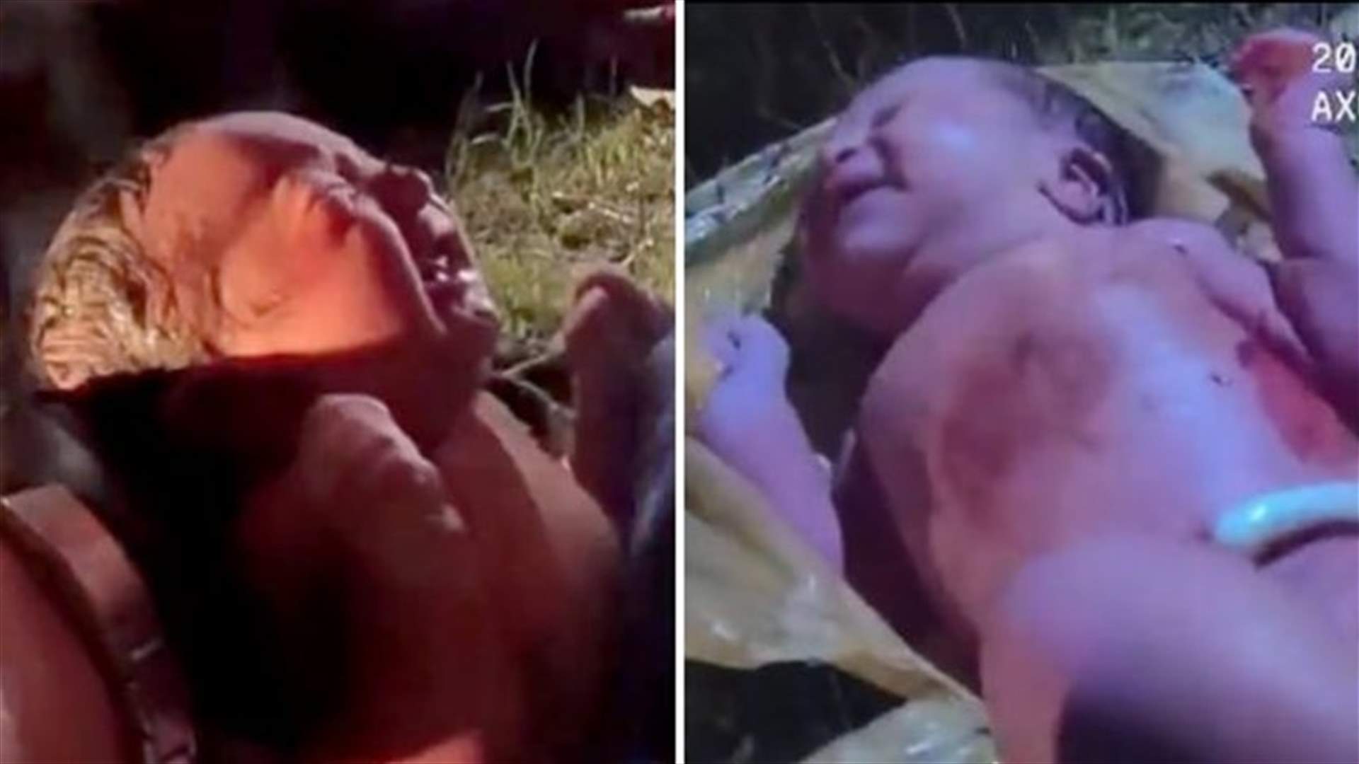 عملية إنقاذ تحبس الأنفاس ... رضيعة تُركت في الغابة داخل كيس بلاستيكي