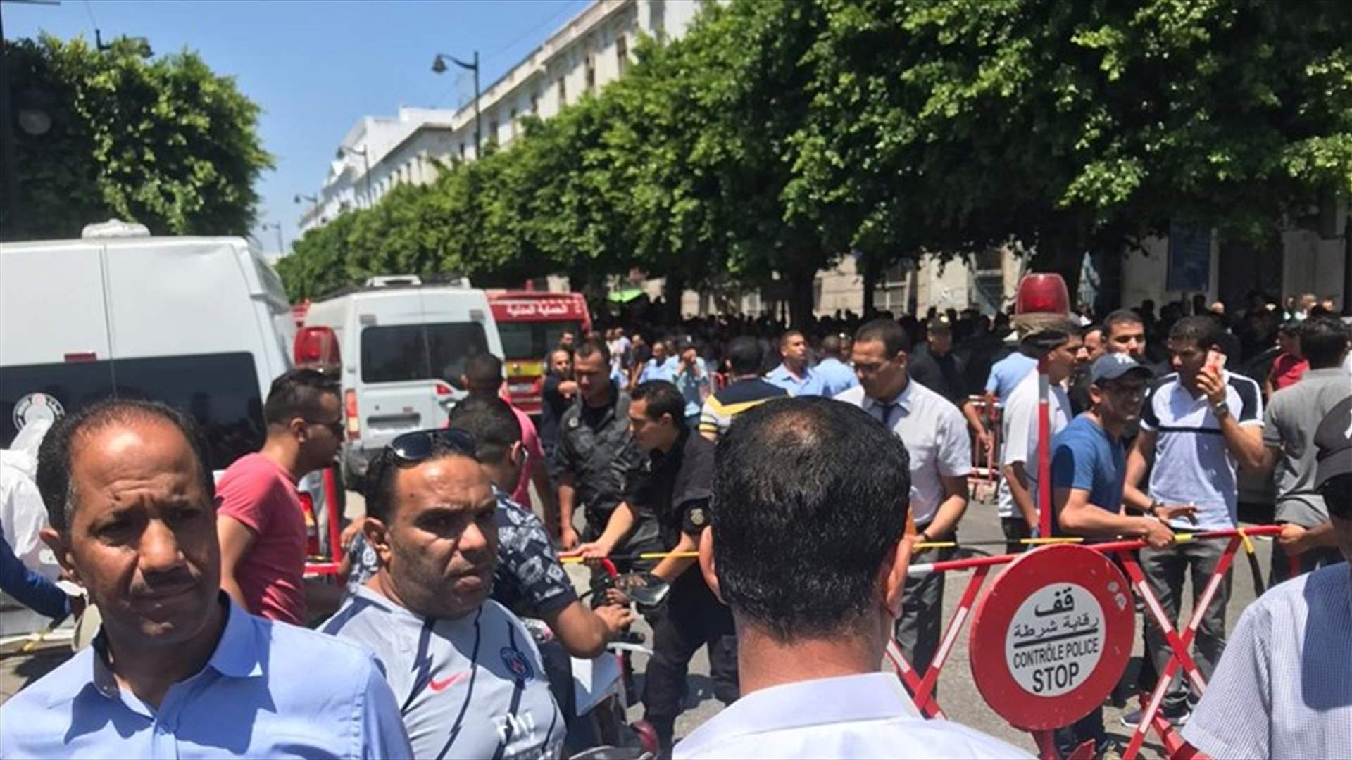 تفجير انتحاري في شارع رئيسي في العاصمة تونس... وسقوط قتيل وجرحى (صور)