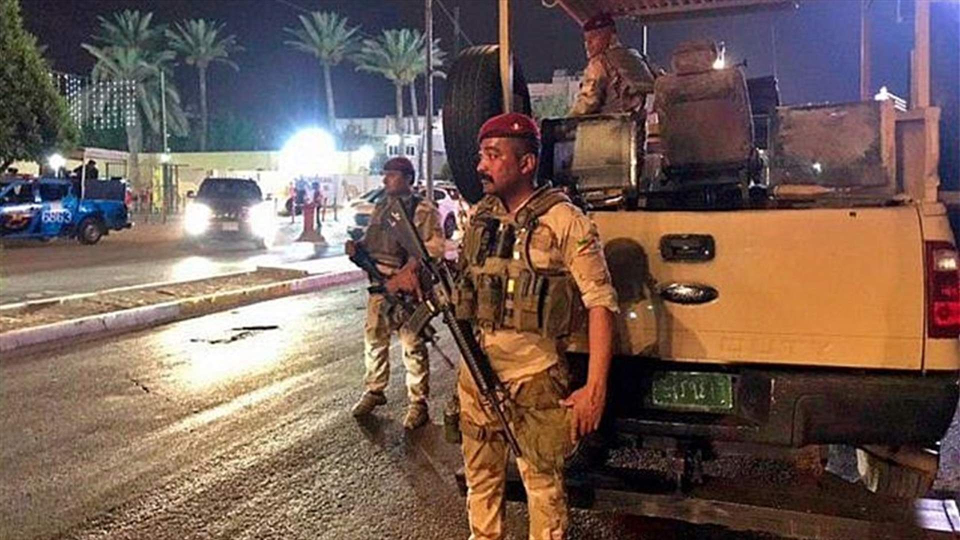 Baghdad protesters take down Bahrain flag over Trump peace conference