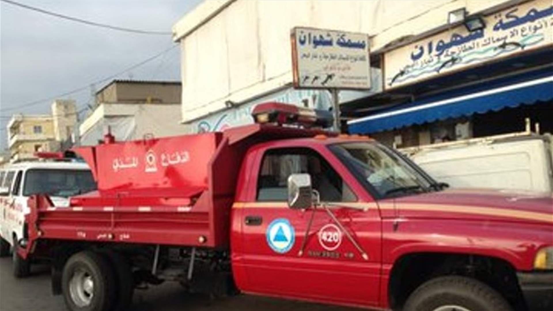احتراق 4 سيارات في كفررمان جراء إشعال النفايات