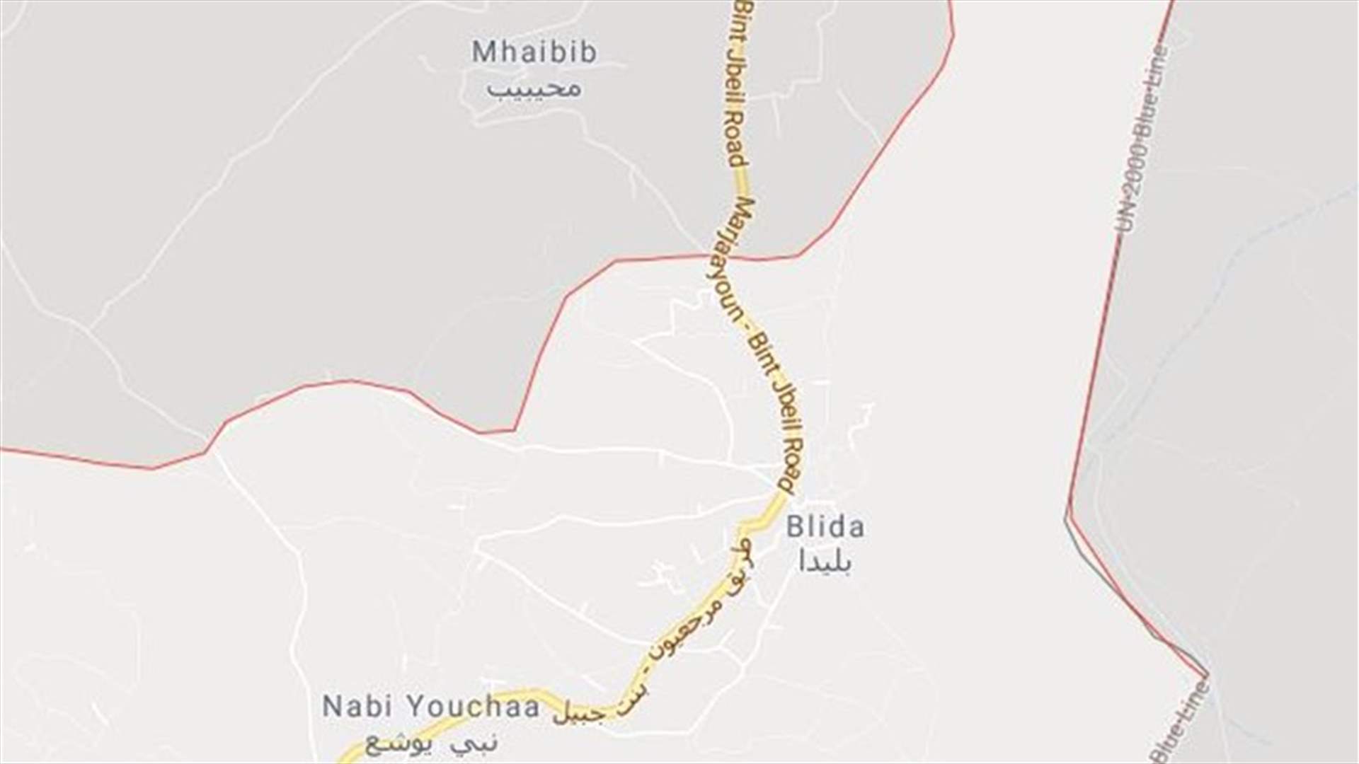 الجيش الاسرائيلي يقوم بأعمال حفر خلف السياج التقني في الجهة المقابلة لمحلة بئر شعيب