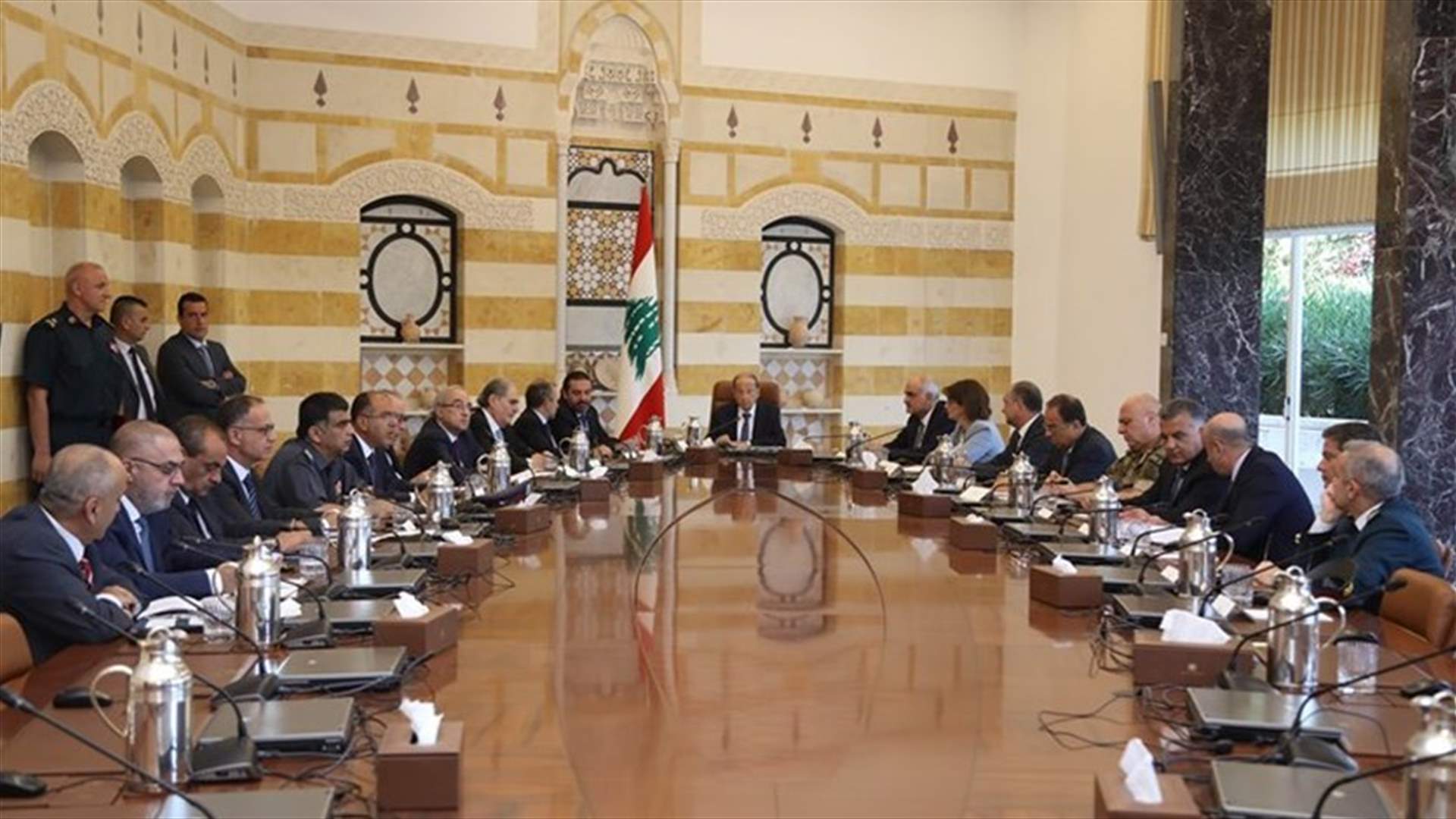 Higher Defense Council holds emergency session, takes key decisions related to Aley incident