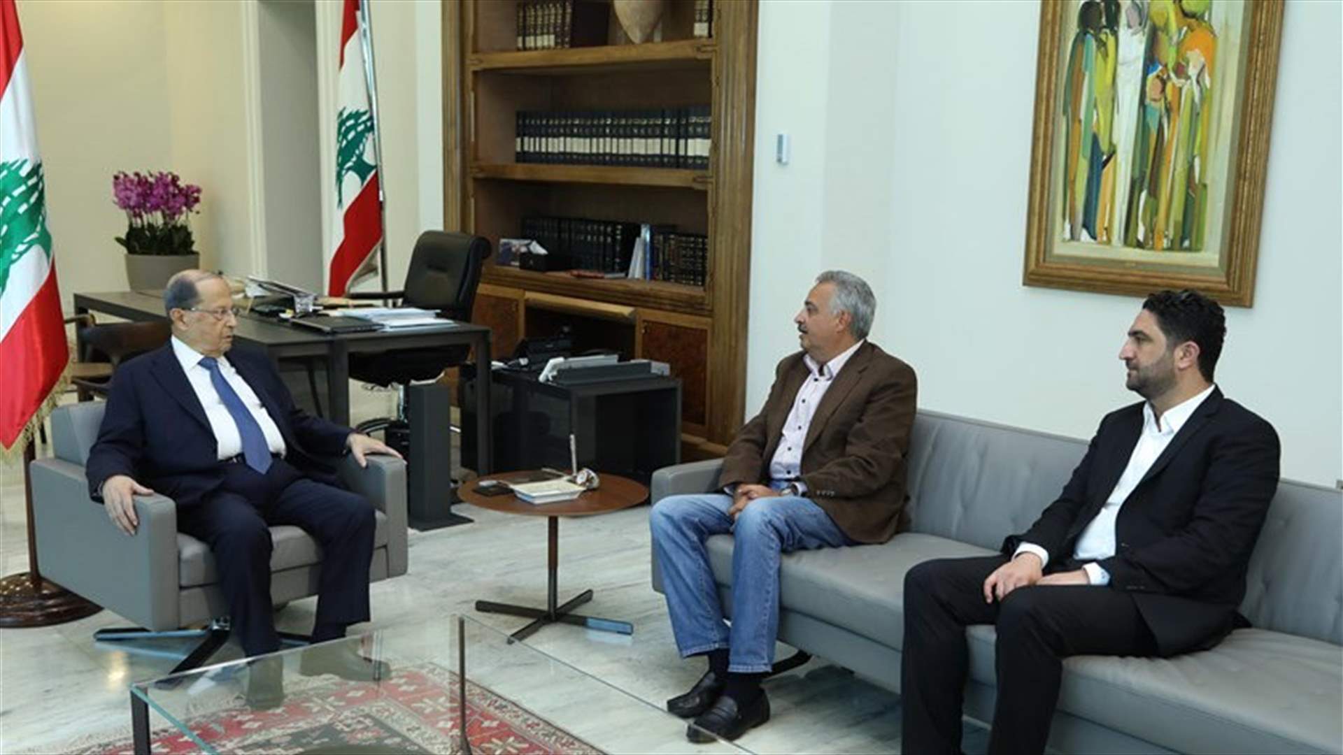 Erslan after meeting with President Aoun: We called for referring yesterday’s crimes to Judicial Council